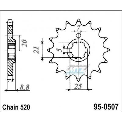 JT Chain Řetěz 520X1R 118 – Zboží Mobilmania