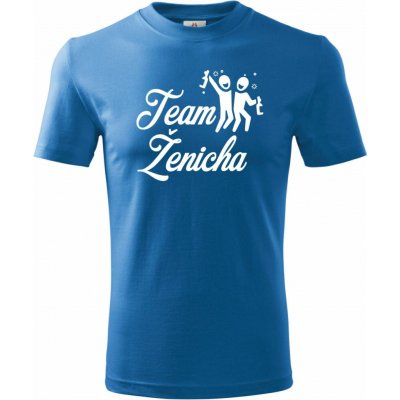 Tým nejlepšího ženicha. Pařmeni bílý tisk dětské tričko Basic – Zboží Dáma