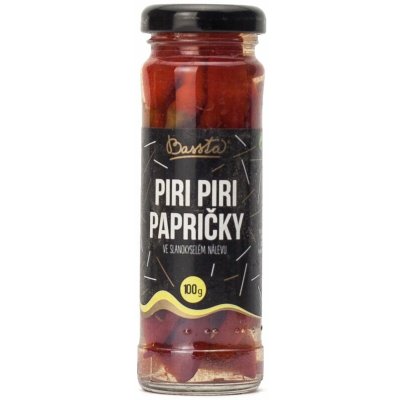 Bassta Piri Piri papričky ve slanokyselém nálevu sklo 100 g – Sleviste.cz