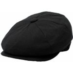 Fiebig Headwear since 1903 Pánská letní osmidílná bekovka z bavlny a lnu černá – Hledejceny.cz