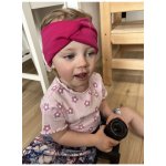 Jsem máma Čelenka s uzlem Merino Růžová – Zboží Dáma