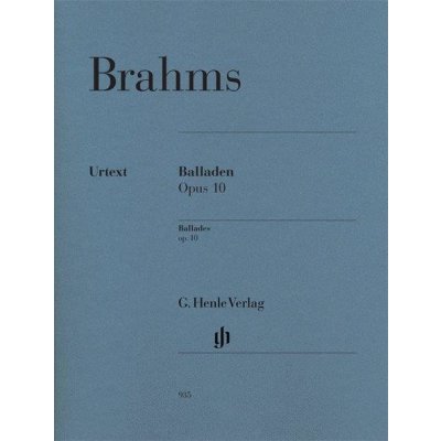 Johannes Brahms Ballades Op.10 noty na klavír