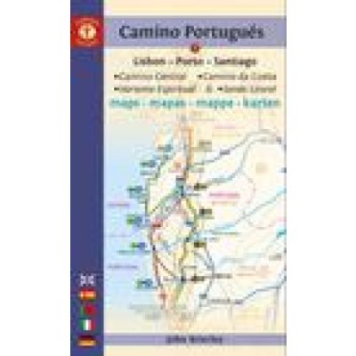 Camino Portugus Maps: Lisbon - Porto - Santiago / Camino Central, Camino de la Costa, Variente Espiritual & Senda Litoral Brierley JohnPaperback – Zbozi.Blesk.cz