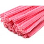 Chlupaté drátky na tvoření Ø6 mm délka cca 30 cm - růžová neon (20 ks) – Hledejceny.cz