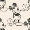 Nánožníky ke kočárkům Angelic Inspiration Nepadací deka s podložkou Mickey creme