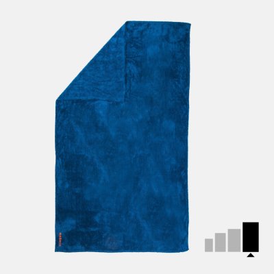 NABAIJI Ručník z mikrovlákna velikost XL: 110 x 175 cm modrý – Zboží Mobilmania