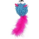 Magic Cat Rainbow Relax myš s pírkem a šantou 6 cm – Zboží Dáma