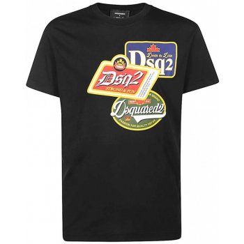 Dsquared2 pánské tričko italské t-shirt černá