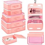 Kufryplus Cestovní organizéry SN1525 lososové – Zboží Mobilmania