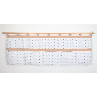 JAN peří Kapsář šedobéžová srdíčka 70 x 200 cm – Hledejceny.cz