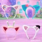 Čelenky Gábi kouzelný domeček – kočičí ouška pro holčičky (4 ks) – Zbozi.Blesk.cz