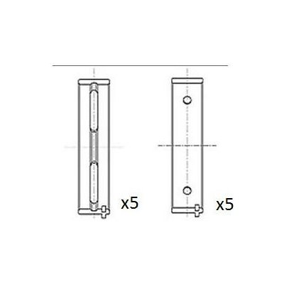 Hlavní ložiska klikového hřídele FAI AutoParts BM1050-020 – Sleviste.cz