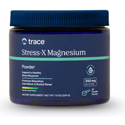 Trace Minerals Hořčíkový komplex v prášku + Stopové minerály ConcenTrace citron-limetka 224 g – Hledejceny.cz