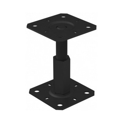 Domax patka sloupku PR 100/100 M20 stavitelná, černá DMX48801001 – Sleviste.cz