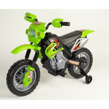 Kids World elektrická motorka Enduro-zelená