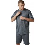 Ness pánské bavlněné nadměrné pyžamo letní komplet JON tmavě modrá – Hledejceny.cz