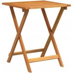 OMAXI 784629 Skládací zahradní stůl Skládací Přírodní 60 x 60 x 72 cm – Hledejceny.cz