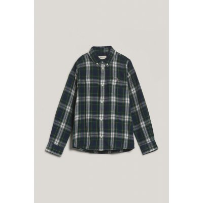 Gant Checked Flannel Bd Shirt navy – Zboží Dáma