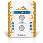 ETA PREMIUM CR2032 2ks CR2032LITH2 – Zboží Živě