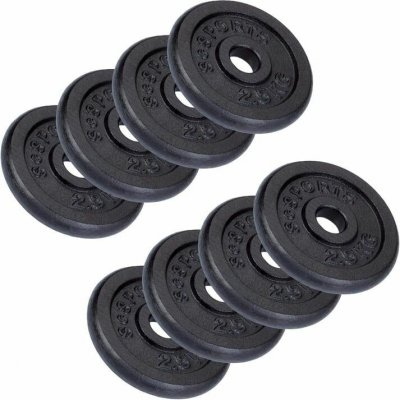 ScSPORTS Litinové závaží 20 kg 8 x 2,5 kg 30/31 mm – Hledejceny.cz