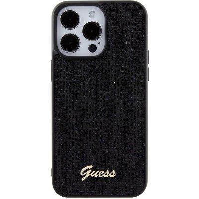 Pouzdro Guess PU Square Mirror Script Logo iPhone 15 Pro Max černé – Zbozi.Blesk.cz