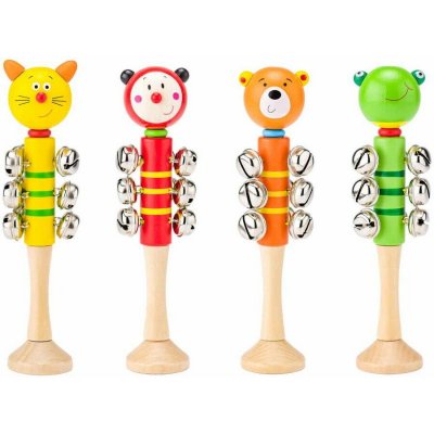 WOODY Rolničky zvířátka 4druhy – Sleviste.cz