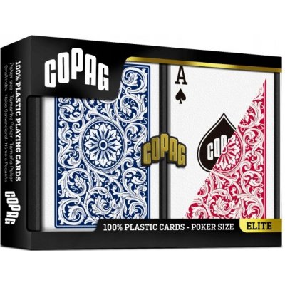 Hrací karty 2 balíčky Copag Elite 1546 Red/Blue Double Deck Set