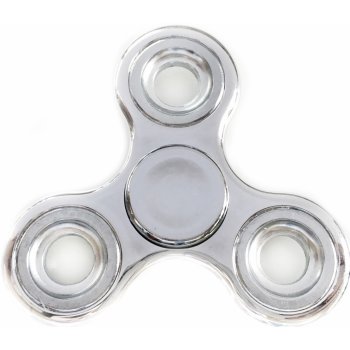 Fidget spinner kovový stříbrný