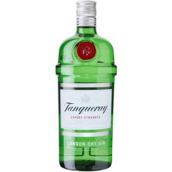 Tanqueray Export Strength London Dry Gin 43,1% 1 l (holá láhev)