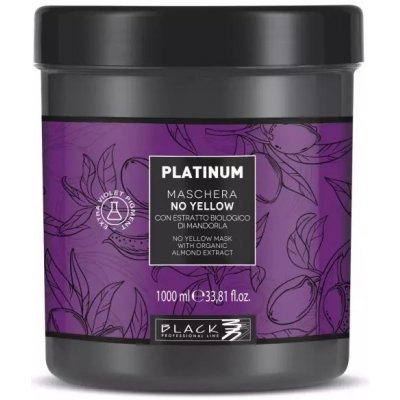 Black Platinum Absolute Blond Mask z organických mandlí 1000 ml – Zbozi.Blesk.cz