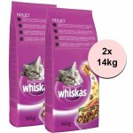 Whiskas Adult kuřecí 2 x 14 kg – Sleviste.cz