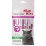 Miau Miau Creamy Snacks Cat losos a kachní 4 x 15 g – Zboží Mobilmania