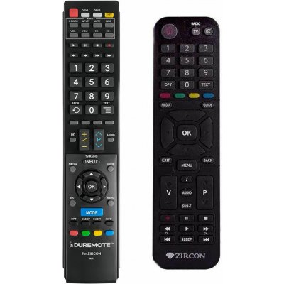 Dálkový ovladač General Zircon AIR HBBTV, AIR T2 + ovládání TV (mini TV) – Zboží Živě