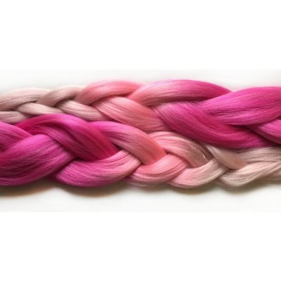 Kanekalon Easy Braid a Miss Rola Barva: HOT PLUM/PINK/ROSEGOLD (ombré růžové), Značka: Miss Rola – Zboží Mobilmania