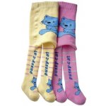 Novia dětské punčochy Baby froté Zoo Kočička růžová – Zboží Dáma