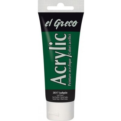 Kreul El Greco akrylová barva 75 ml zelená listová – Zboží Dáma