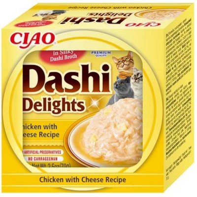 Inaba Churu Cat Dashi Delights kuře se sýrem 70 g – Zboží Mobilmania