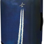 Kufryplus Z747 Čáry za letadlem M – Zboží Dáma