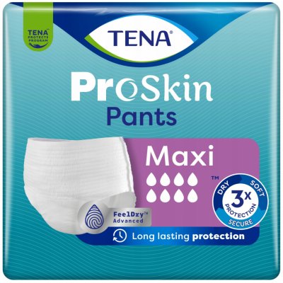 TENA Proskin Pants Maxi L 10 ks – Zboží Mobilmania