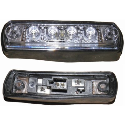 Svítilna poziční 12v/24v 0,5w/1w 4xled bílá, na konektor man tgl td0357010_A, , , – Hledejceny.cz
