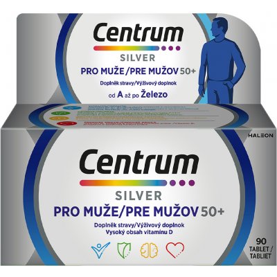 Centrum Silver pro muže 50+ 90 tablet – Hledejceny.cz