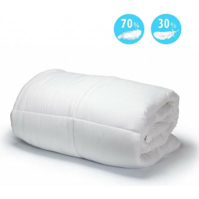 přikrývka Péřová prošívaná přikrývka Comfort 1600 g 200x200 – Sleviste.cz