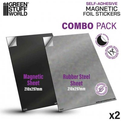 Green Stuff World Magnetic Sheet COMBO Self Adhesive A4 – Hledejceny.cz