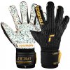 Fotbal - rukavice Reusch Attrakt Freegel Fusion Ortho-Tec černá/zlatá