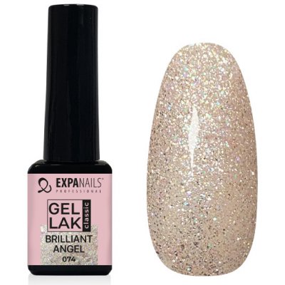 Expa nails expanails uv led gel lak brilliant angel třpyt 5 ml – Zboží Dáma