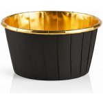 Cake Star Alobalové pevné košíčky na muffiny hnědé se zlatým vnitřkem (50 ks) – Zboží Dáma