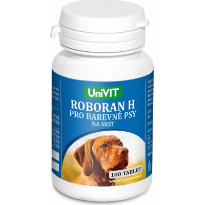 Univit Roboran H pro barevné psy 100 tbl