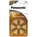 Baterie primární Panasonic baterie do naslouchadel 6ks PR312(41)/6LB