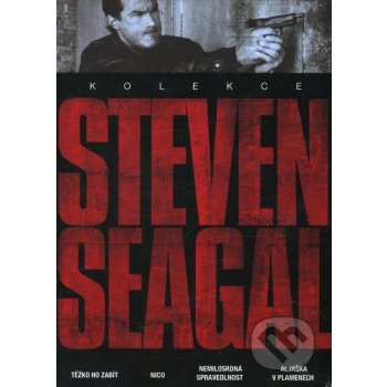 Kolekce stevena seagala: těžko ho zabít + nico + aljaška v plamenech + nemilosrdná spravedlnost, 4 DVD