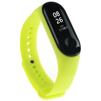 BStrap Silicone řemínek na Xiaomi Mi Band 3/4, fruit green SXI006C04 – Hledejceny.cz